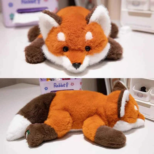 Kawaii Fox Plush Toy (11.8-23.6 in) - Soft Cartoon Stuffed Animal Cuddly Doll Gift
