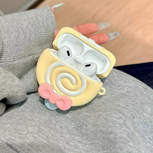 Kawaii Bear Lollipop AirPods Case