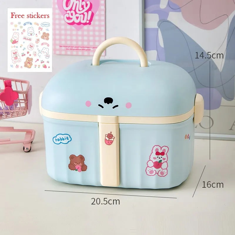 Pastel Hair Accessory Organizer Boxes