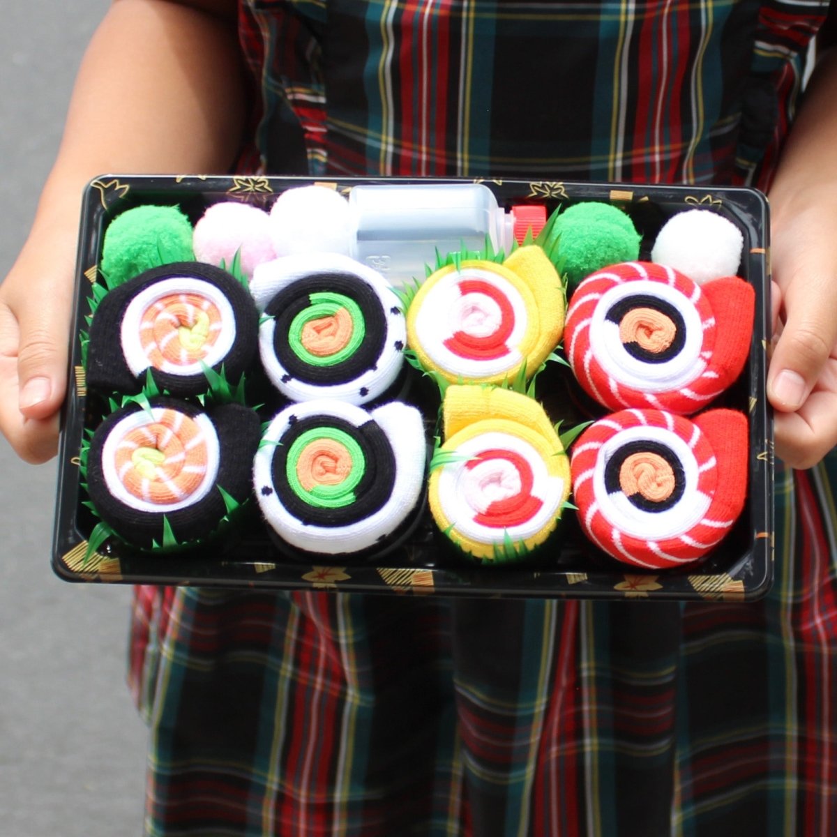 Sushi Socks Gift Set – 4 Pairs of Funny Novelty Socks in Box
